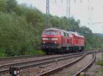 225 802-8 (218 002-4) und 232 109-9 sind als Lz  am 16.09.2011 in Landstuhl
