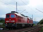 232 247 und 232 *** fahren im Doppelpack durch Dresden Stetzsch 14.06.12