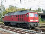 232 228 im Bebraer Bahnhof.