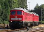 232 117-2 und 233 521-4 in Marktredwitz am 22.08.13 