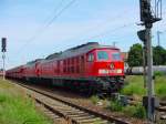 232 184 + 232 173 mit Kohlependel in Grokorbetha am 28.06.2003