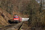 232 592 vor dem GM 47750 am 14.02.2015 im Angertal zwischen Hofermühle und Ratingen, kurz vor der Auermühle.