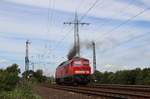 232 117 aus Duisburg-Hochfeld kommend  dampfte  am 31.7.17 weiter in Richtung Oberhausen-West