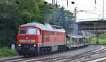 DB Cargo Deutschland AG  mit  232 280-8  [NVR-Nummer: 92 80 1232 280-8 D-DB] und PKW-Transportzug (leer) am 18.06.19 Bahnhof Hamburg Harburg.
