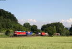 232 201-4 mit dem KT 50031 (Krefeld Uerdingen-Singen(Htw)) bei Stahringen 30.7.19