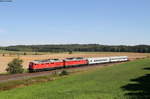 232 703-9 und 232 201-4 mit dem M 41981 (Marktredwitz-Passau Hbf) bei Eschelsdorf 4.9.19