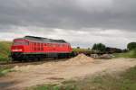 232 529 mit FE 45429 bei Rosow (30.07.2007)