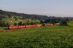 232 173 und 232 352 mit dem Arlbergumleiter CFN 45190 bei Ellenberg (21.08.2008)