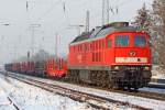 Die 232 587-6 in Ratingen-Lintorf am 26.01.2010