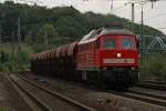 232 469-7 mit einem Schotterzug in Kln West am 27.07.2010