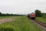 Bei Berka/Werra wurde 232 529-8 mit einem Kalizug nach Gerstungen am 04.07.11 fotografiert.