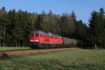 232 601 mit einem Gterzug am 22.03.2013 bei Alttting.