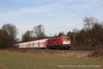 232 905-0 (Railion DB Logistics) mit einem Kalkzug in Ratingen Lintorf, 18.