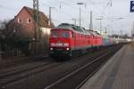 232 569-4 + 232 259-2 Castor Zug Wunstorf 16.11.2011