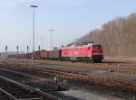 232 527 ist am 05.03.14 bei der Ausfahrt in Marktredwitz zusehen.