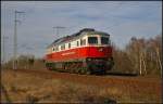 DBSRP 232 105-7 solo am 20.03.2014 durch die Berliner Wuhlheide