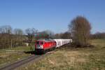 232 905-0 mit dem GM 47750 (Flandersbach - Emmerich Grenze) in Flandersbach am 12.03.15