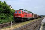 232 384 (92 80 1232 384-8 D-DB) mit Zug EZ45362 von Cheb nach Nürnberg Rbf am 09.06.2013 in Vilseck