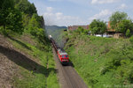 232 093-5 mit EZ 45365 Nürnberg Rbf-Cheb am 26.05.2016 bei Peilstein.