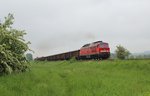 232 093-5 zu sehen mit einem Frankenwaldumleiter am 02.06.16 in Waldershof.