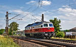 Lz 232 141-2 fährt in Karlstadt vorbei.Bild 13.6.2017