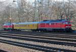 232 068-7 (MEG313) & 218 390-3 (MEG304) in Köln West am 12.02.2014