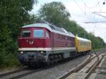 DGT 232 550 mit einer Überführung in Ostbevern / Brock aus Richtung Osnabrück kommend. Grüße zurück an den Tf! (30.07.2014)