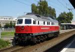 Am 6.08.2014 Rangierfahrt von der 232 309-5 von der East-West Ralways Duo in Brandenburg an der Havel .