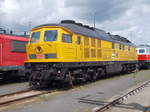 Der Tiger 232 493 von Bahnbau Gruppe stand,am 16.Mai 2016,in Seddin.