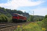 233 511-5 DB als Tfzf fährt bei Saaleck auf der Bahnstrecke Halle–Bebra (KBS 580) Richtung Naumburg. [8.8.2017 - 14:04 Uhr]