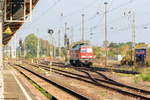 233 314-4 DB Cargo kam solo durch Stendal und fuhr weiter in Richtung Wolfsburg. 29.09.2017