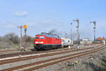 233 452 mit ER 52173 (Magdeburg Rothensee - Bernburg) am 20.03.2019 in Köthen