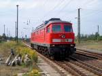 Durchfahrt 233 127 bei Coswig (20.08.03)
