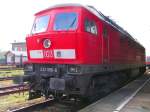 233 596-6 steht am Bhf. Simbach/Inn; 071026