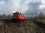 BR 233 622-0 fhrt bei Halle Trotha am 03.04.08 um 16:26 richtung Halle (Saale)Gbf.