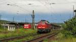 DB 233 322-7 als Tfzf Richtung Groheringen, in Naumburg (S) Hbf; 08.08.2011