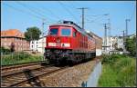 233 515-6 Tfzf in Richtung Rostock.