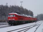 am 17.01.13 standen 233 572-7, 232 601-5(mit alten Lftern) und 232 359-0 in Markzredwitz.