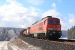 233 636-0 DB Cargo bei Marktleuthen am 25.02.2016.