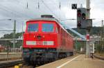 234 346-5 fuhr am 21.08.07 solo aus Gleis 3 des Ulmer HBFs, als sie gerade erst mit dem IC 118 aus Innsbruck angekommen war.