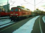 Am spten Nachmittag des 27.02.2005 startet 234 278 in Nrnberg Hbf mit dem Regionalexpress nach Prag