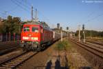 234 278-0 DB Fernverkehr AG mit der Wagenlok 101 080-0  CEWE-Fotobuch  und dem IC 2954 von Berlin Ostbahnhof nach Kln Hbf, bei der Durchfahrt in Rathenow. Wegen einer Oberleitungsstrung auf der Strecke Berlin Hbf - Magdeburg Hbf wurde der IC 2954 ber Rathenow, Stendal und Wolfsburg umgeleitet. Wegen der bis zum 03.11.2013 immer noch gesperrten NBS bei Schnhausen(Elbe), musste die 234 278-4 den Intercity ber die Stammbahn nach Stendal bringen. 03.10.2013