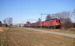 DB 241 338-3 mit Zug 45121 (Beverwijk H - Hagen Vorhalle) bei Duiven, 16.02.2002, 12.50u.