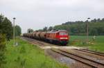 241 353-2 durchfährt am 19.05.2013 mit dem  Bunazug  GB 61682 Buna - Blankenburg/Harz, Börnecke