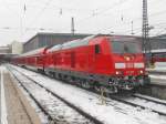 245 007 mit RE nach Füssen in München HBF.