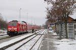 245 008 wurde am 4. Januar 2017 im Dorfener Bahnhof fotografiert.