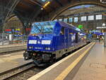 Press 246 049-2 steht im Bahnhof Leipzig, gesehen am 31.