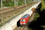 Am 27.09.2018 fuhr die 247 903-8 von DB Cargo Deutschland AG, (SIEAG) von Stendal in Richtung Braunschweig.