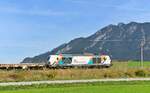 Ein paar Eindrücke vom Bauzugverkehr auf der Mittenwaldbahn vom 10.10.2023.