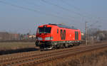 247 903 rollte am 14.02.17 als Leerfahrt durch Leipzig-Rückmarsdorf Richtung Großkorbetha.